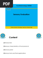 Chapter 9 - Cubt402 - Sensory Evaluation