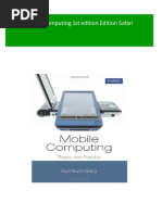 Where Can Buy Mobile Computing 1st Edition Edition Safari Ebook With Cheap Price