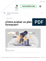 ¿Cómo Evaluar Un Plan de Formación?