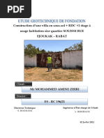 02-Rapport Géotechnique Villa Zhiri