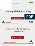 Lecture 1 Introduction To Managerial Accounting