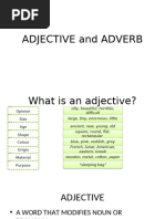 Adjective N Adverb