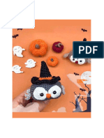 Calabaza de Buho de Halloween PDF Amigurumi Patron Gratis