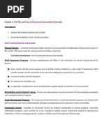 Chapter 6 - The Why and How of School and Community Partnership PROFED