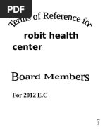 Terms of Reference For Board Members