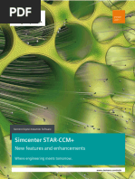 Simcenter STAR CCM 2021.1 New Features Fact Sheet