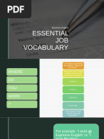 Essential Job Vocabulary - Pay & Benefits