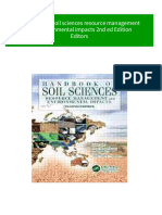 Handbook of Soil Sciences Resource Management and Environmental Impacts 2nd Ed Edition Editors All Chapter Instant Download