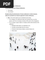 Elements of Human Settlements