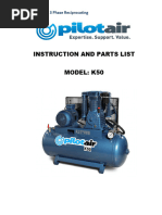 Pilot k50 Horizontal 3 Phase Reciprocating