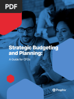 Strategic Budgeting Planning Prophix Guide