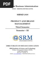 MBMD 2131 SLM (PRESS) Product and Brand Management