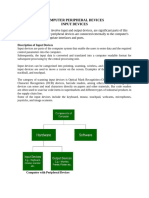 Computer Peripheral Devices CSC 225 200l 2024 25 Note 2