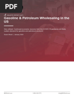 Gasoline - Petroleum Wholesaling in The US Industry Report