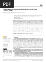 Solar Filament Detection Based On An Improved Deep Learning Model