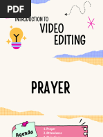 Introduction To Video Editing