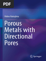 Porous Metals With Directional Pores