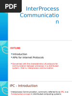 Interprocess Communicatio N