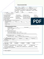 L&D Triage Assessment Sheet