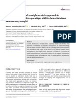 The Consequences of A Weight Centric Approach To Healthcare (Mauldin Et Al., 2022)