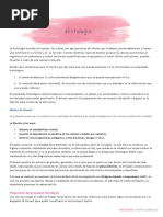 Histología - Resumen de Primer Año de Facultad