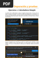 Tarea - Depuración y Pruebas