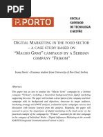 Digital Marketing in The Food Sector