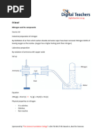 Nitrogen and Its Compounds O Level 1