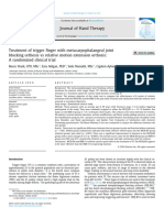 Treatment of Trigger Finger With Metacarpophalangeal Joint Blocking Orthosis Vs Relative Motion Extension Orthosis - A Randomized Clinical Trial