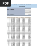 Tabla de Amortizacion