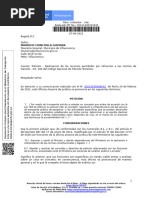 Mauricio Chinchilla Guevara: Servicioalciudadano@mintransporte - Gov.co