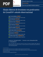 Sinais Clínicos de Bruxismo em Praticantes de CrossFit®: Estudo Observacional