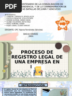 Proceso de Registro Legal de Una Empresa en Perú