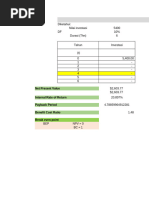 Analisa Investasi Proyek