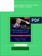 Ebooks File Presidential Leadership Politics and Policy Making 13th Edition George C. Edwards All Chapters