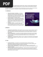 Implicaciones Éticas y de Derechos de Autor Con El Uso de La Inteligencia Artificial