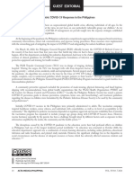 Pediatric COVID-19 Response in The Philippines