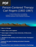 Person Centered Therapy