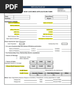 Customer Registeration Form