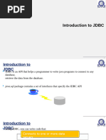 JDBC - 1 Introduction