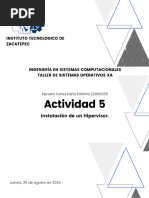 Actividad - 5 Instalación de Un Hipervisor