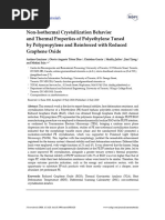 Non-Isothermal Crystallization Behavior and Therma