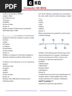 500 MCQ Computer GK Questions - PDF 1