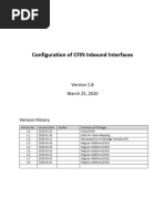 Configuration of CFIN Inbound Interfaces 1