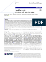 The Circadian Clock Has Roles in Mesenchymal Stem Cell Fate Decision 1