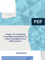 Knowledge Management - HRM Practices and KM