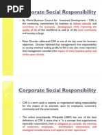 Corporate Social Responsibitiy-Mba 1st Sem