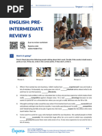 Business English Pre Intermediate Review 5 American English Student