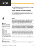 Social-Biological and Oral Health