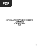 AME (Microwave) LAB MANUAL AY 2024-25 - R-21